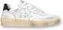 2Star Gebruikte Padel Sneakers in Bianco Nero White Heren - Thumbnail 1