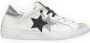 2Star Glitter Zwart Zilver Sneakers - Thumbnail 1