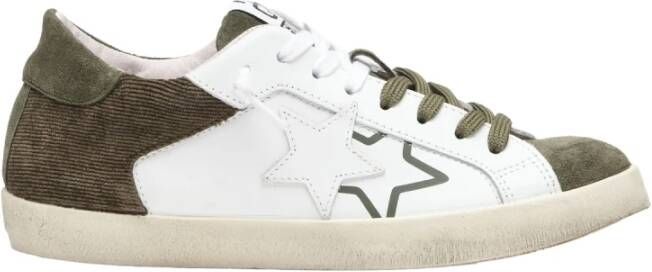 2Star Handgemaakte Italiaanse Leren Sneakers