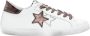 2Star Handgemaakte Italiaanse Leren Sneakers Wit Bruin - Thumbnail 1