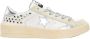 2Star Handgemaakte Italiaanse Leren Sneakers Wit Studs - Thumbnail 1