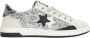 2Star Handgemaakte Italiaanse Sneakers Zilver Wit Luipaard - Thumbnail 1