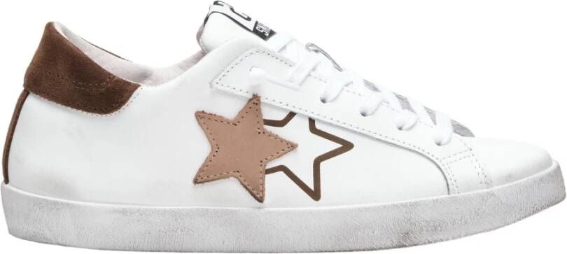 2Star Handgemaakte Leren Sneakers Gemaakt In Italië