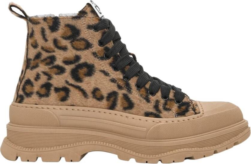 2Star Mid Star Ecofur Sneaker Bruin