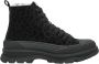 2Star Mid Star Sneaker in zwart luipaardprint - Thumbnail 1