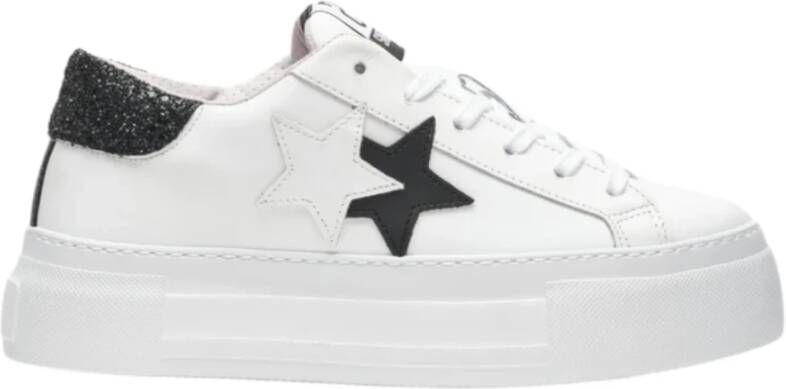 2Star Platform Star Leren Sneakers Elegant Comfort