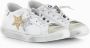 2Star Lage Sneakers in Wit-IJs-Goud-Zilver White Dames - Thumbnail 5
