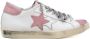 2Star Witte Leren Lage Glitter Sneakers - Thumbnail 1