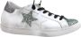 2Star Witte Lage Top Leren Sneakers - Thumbnail 1