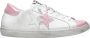2Star Witte Lage Top Leren Sneakers - Thumbnail 1