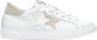 2Star Witte Leren Lage Sneaker - Thumbnail 1