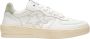2Star Witte Leren Padel Sneaker met Groen Detail - Thumbnail 1