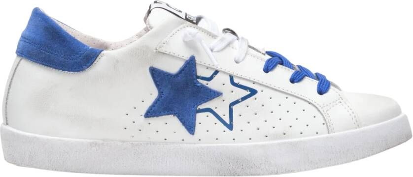 2Star Witte Leren Prime Star Sneakers