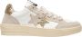 2Star Witte leren sneaker met glitterdetails - Thumbnail 1