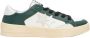 2Star Witte Leren Ster Sneaker met Groene Details - Thumbnail 1