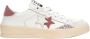 2Star Witte leren ster sneaker met roze glitterdetails - Thumbnail 1