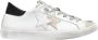 2Star Wit Zwart Lage Top Sneakers Modern Casual - Thumbnail 1