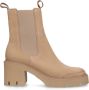 305 Sobe Ankle Boots Beige Dames - Thumbnail 1