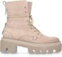 305 Sobe Lace-up Boots Beige Dames - Thumbnail 1