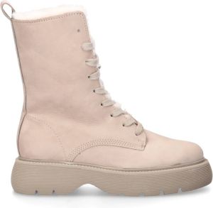 305 Sobe Lace-up Boots Beige Dames