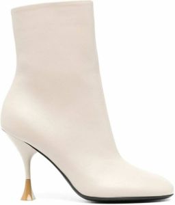 360cashmere Heeled Boots Wit Dames
