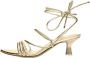 3Juin Dafne Shine Leren Sandalen Yellow Dames - Thumbnail 1