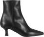 3Juin Boots Black Leather Boots in zwart - Thumbnail 1
