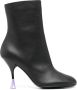 360cashmere Heeled Boots Zwart Dames - Thumbnail 1