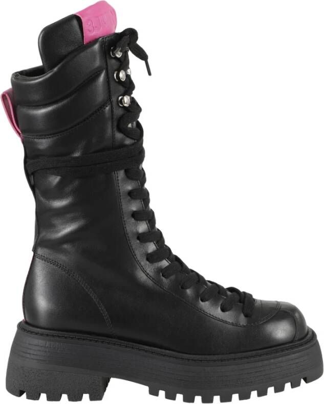 3Juin Lace-up Boots Black Dames