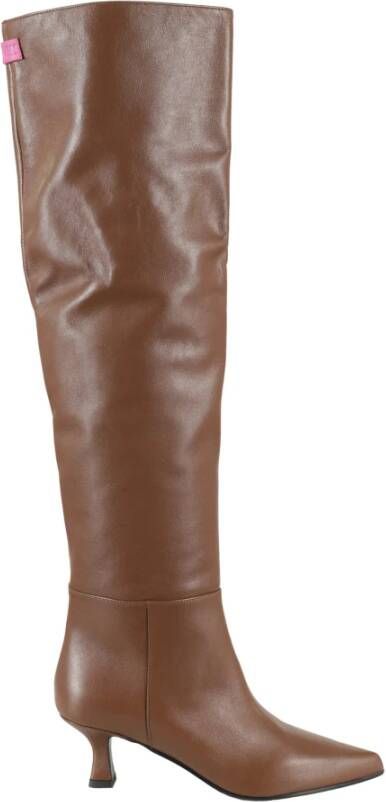 3Juin Over-knee Boots Brown Dames