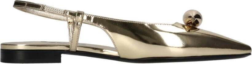 3Juin Platte schoenen Gouden