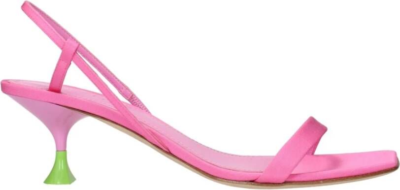 3Juin Roze Stiletto Hakken Sandalen - Foto 2
