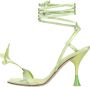 3Juin Veren Detail Wikkel Sandalen Yellow Dames - Thumbnail 1