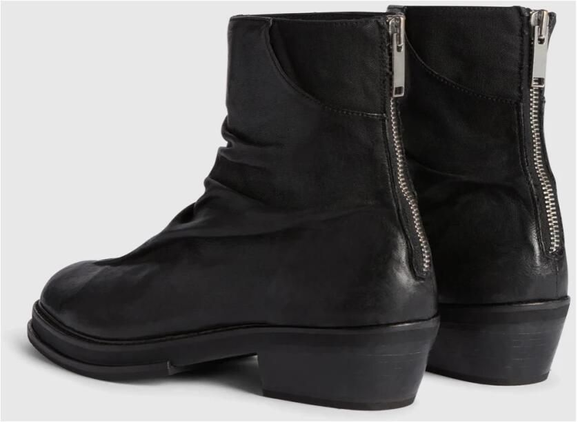 424 Enkelhoge leren laars