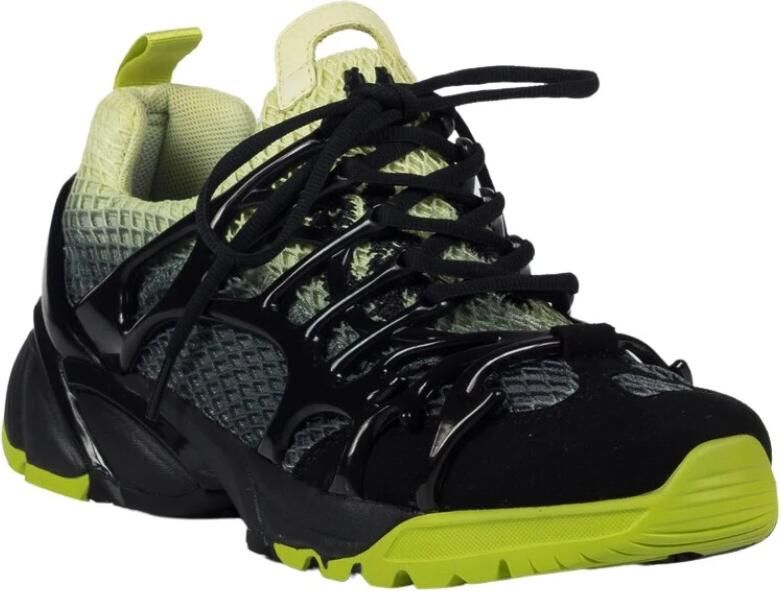 44 Label Group Lage Tech Nylon Sneakers Zwart Heren - Foto 3