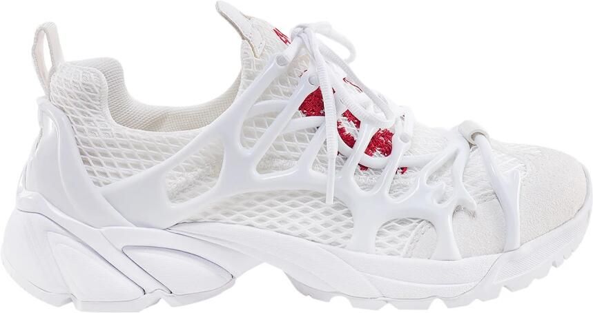 44 Label Group Witte Tech Nylon Lage Sneakers White Heren