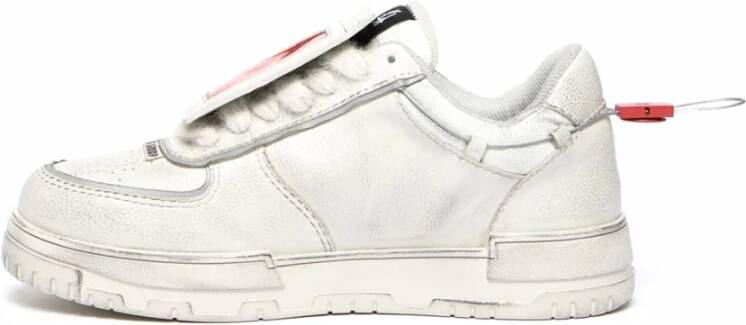 44 Label Group Avril Leren Sneakers Wit White Heren