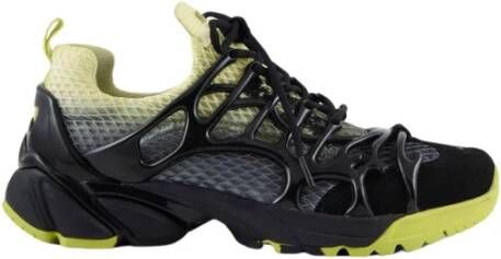 44 Label Group Lage Tech Nylon Sneakers Zwart Heren