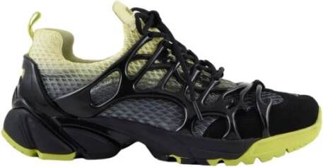 44 Label Group Lage Tech Nylon Sneakers Zwart Heren