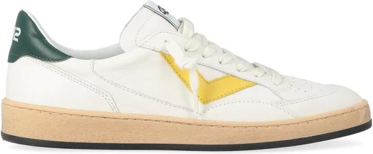 4B12 heren sneaker Play new wit geel - Foto 2