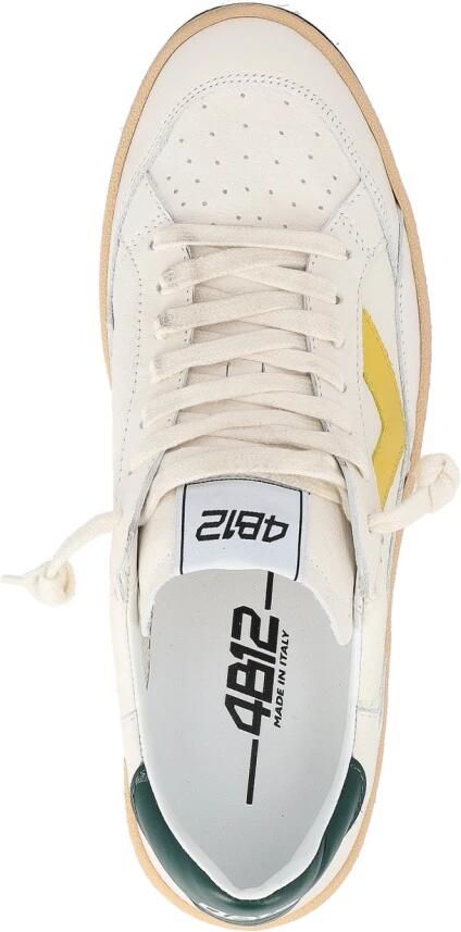 4B12 heren sneaker Play new wit geel - Foto 3