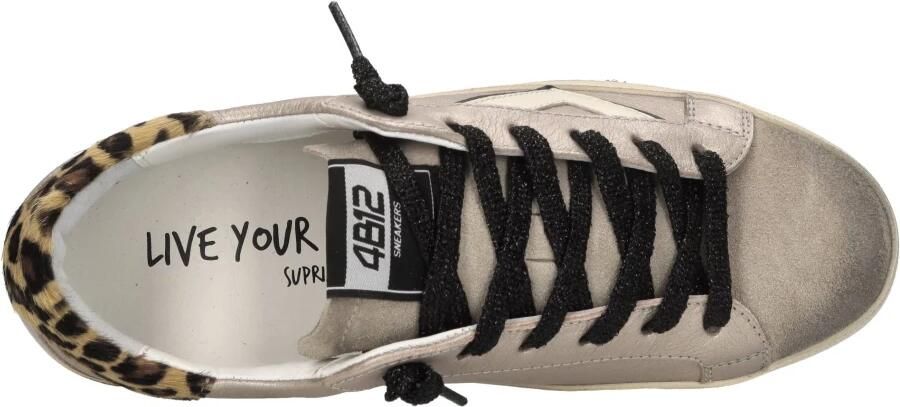 4B12 dames sneaker Suprime metallic nude - Foto 3