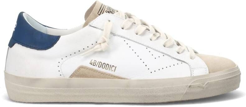 4B12 Italiaanse Stijl Sneakers White Heren