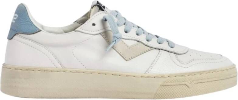 4B12 Witte Sneakers Retro Stijl