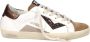 4B12 Sneakers Trendy Blauw Multicolor Dames - Thumbnail 1