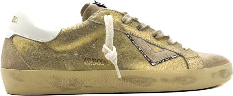 4B12 Sneakers Trendy Yellow Dames