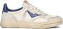 4B12 Witte leren sneakers Stijlvol en veelzijdig - Thumbnail 1