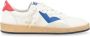 4B12 Witte Rode Blauwe Leren Sneaker - Thumbnail 1