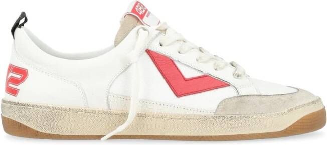 4B12 Witte Rode Lakers-002 Sneakers