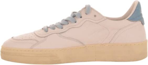 4B12 Witte Sneakers Retro Stijl